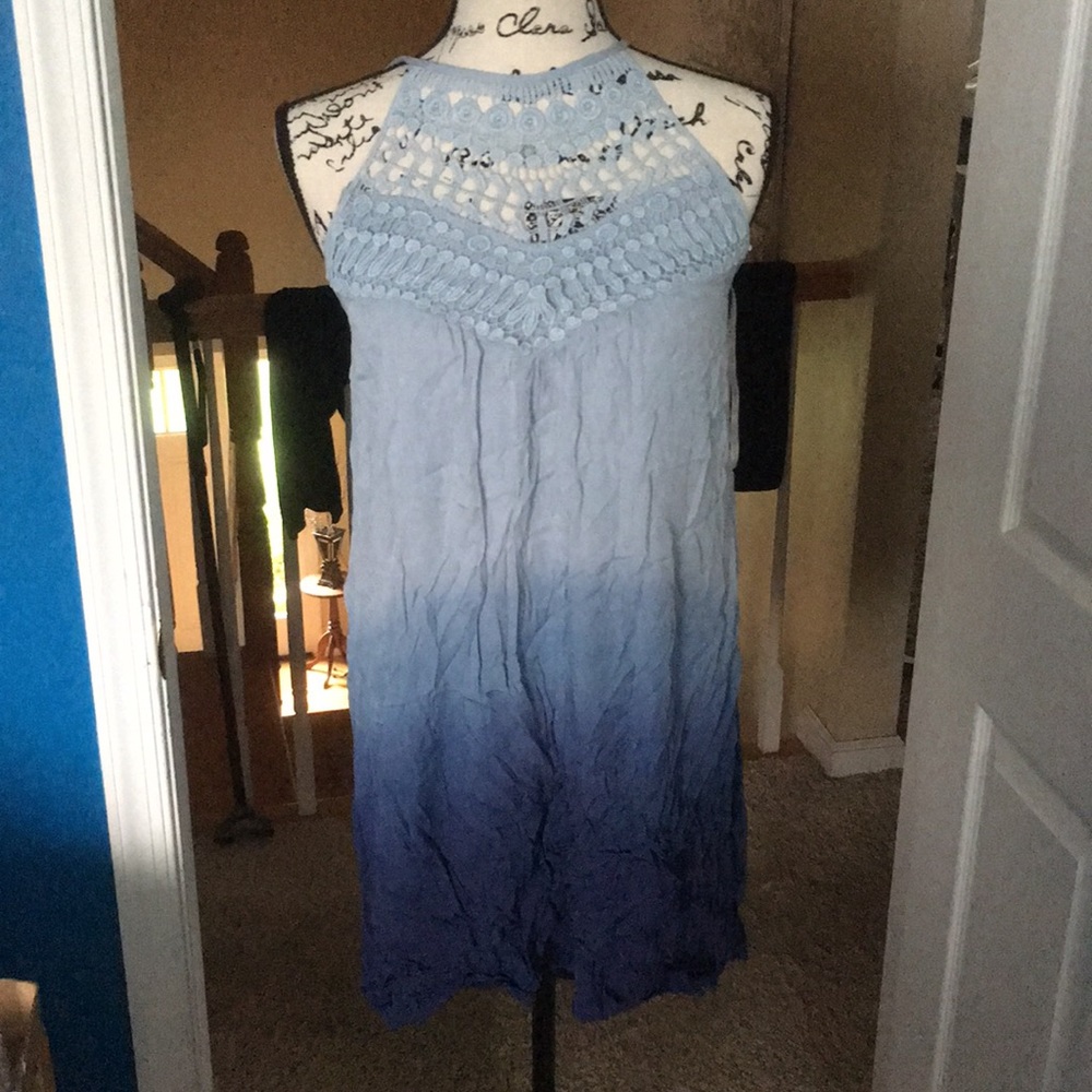 Blu Pepper Blue ombré dress